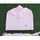 Plona kepurė su kaklaskare pavasariui - vasarai "Pink", 824