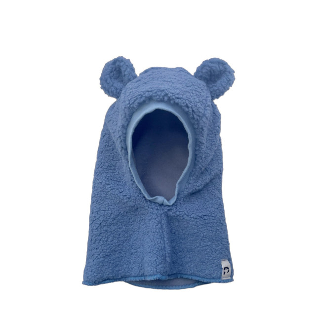 Šiltas šalmukas berniukui  žiemai „Melsvas Teddy“, 879