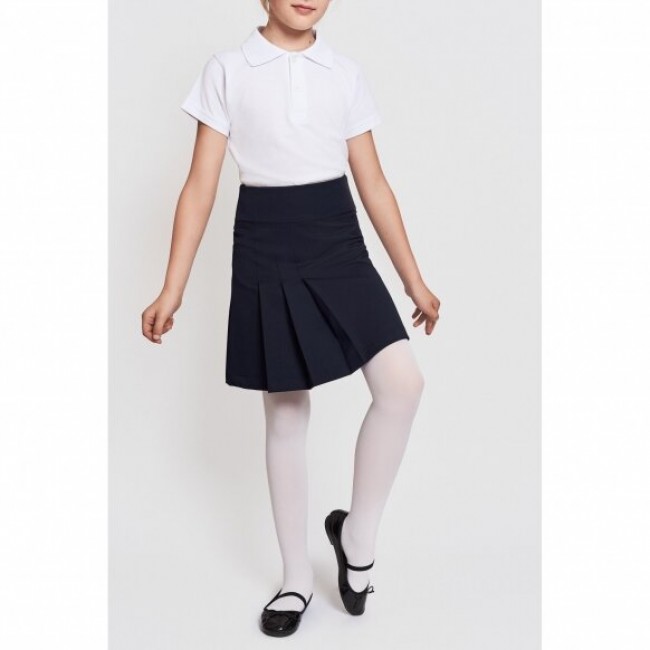 Mokyklinis sijonas mergaitei "Tamsiai mėlynas", 194
