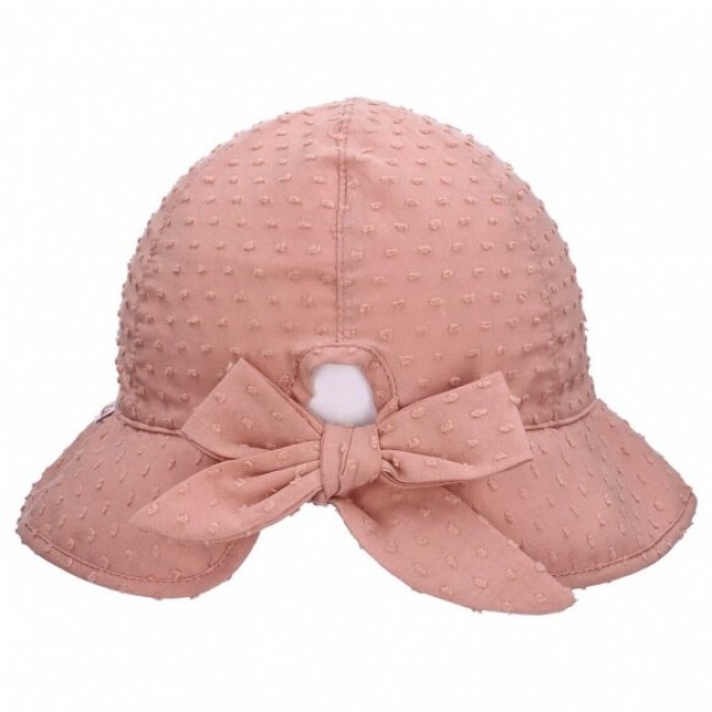Kepurė-panama mergaitei vasarai "Rožinė su kaspinėliu", 249