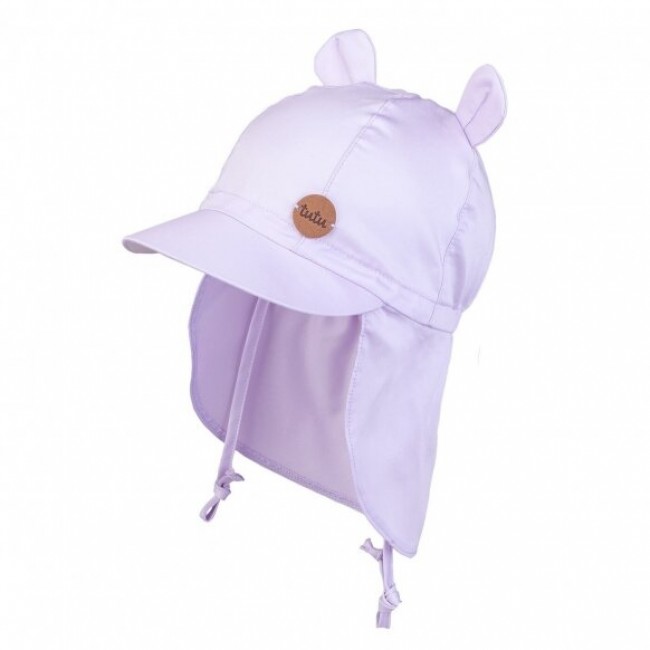 Kepurė su kaklo apsauga vasarai "Violetinė Pelytė", 129