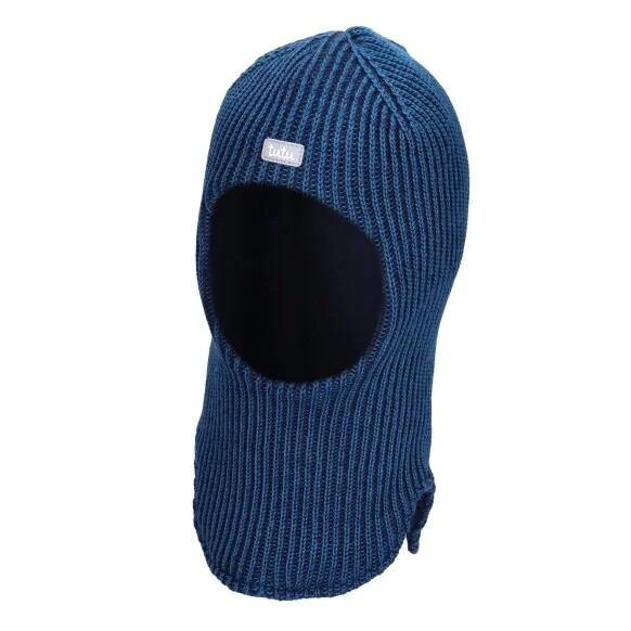 Merino vilnos šalmukas vaikui „Mėlynas“, 330 Merino vilnos šalmukas vaikui „Mėlynas“, 330