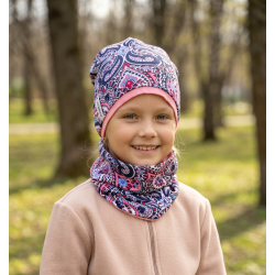 Pavasarinė kepurė su mova "Persikutė", 257