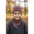Kepurė su kaklaskare pavasariui/vasarai "Ruda", 674