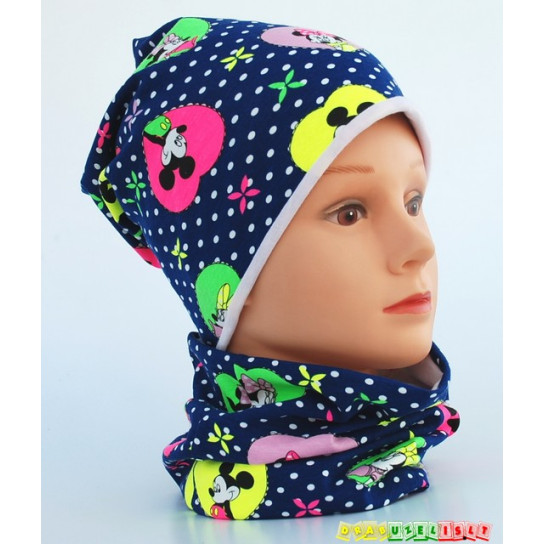 Kepurė + kaklo mova mergaitei "Mini", 726
