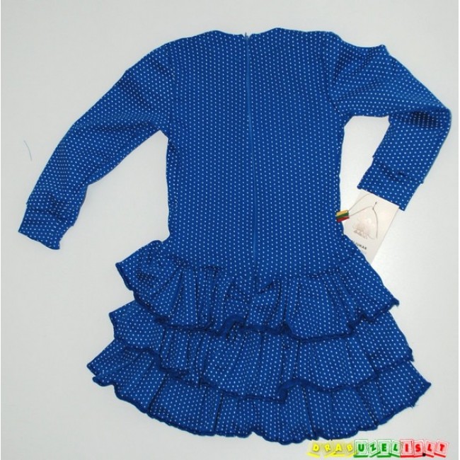 Suknelė mergaitei  „Mėlyni taškeliai“, 930